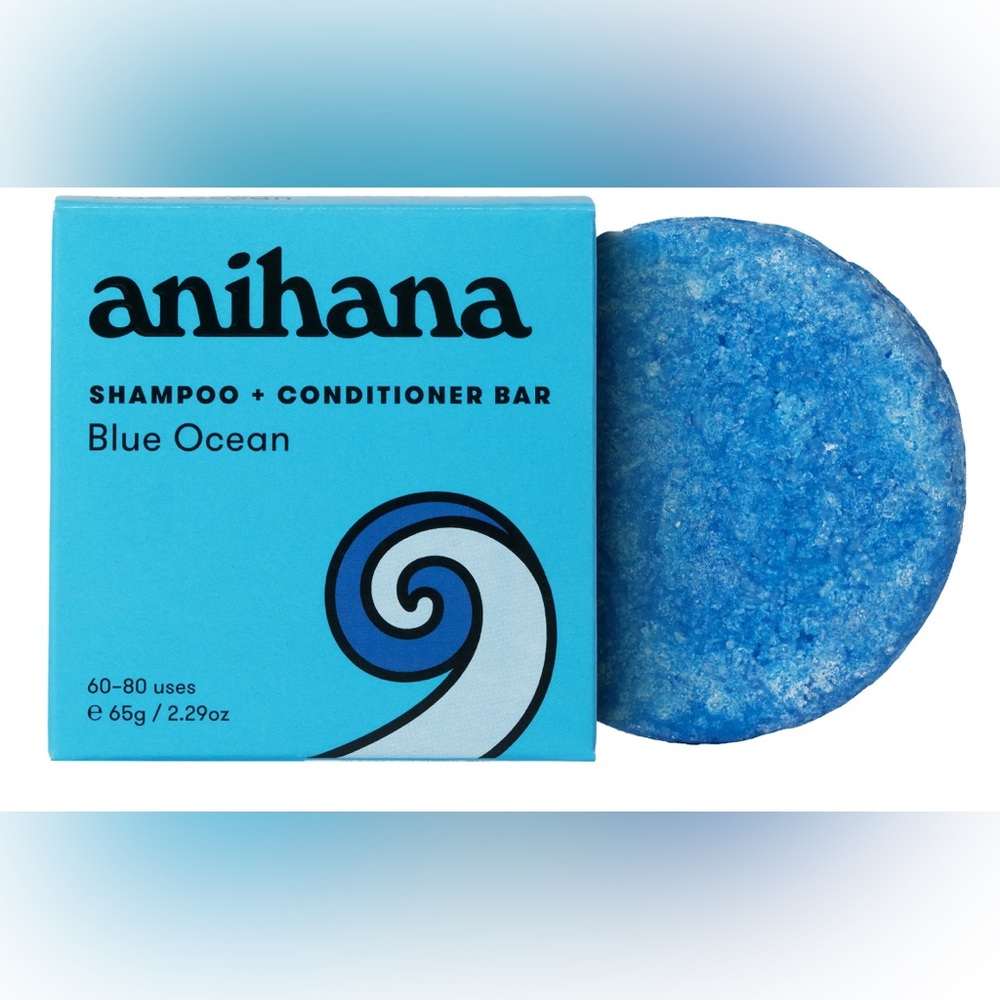 🌊 Shampoo+Conditioner Bar (2 pack) Anihana Blue Ocean NWT
